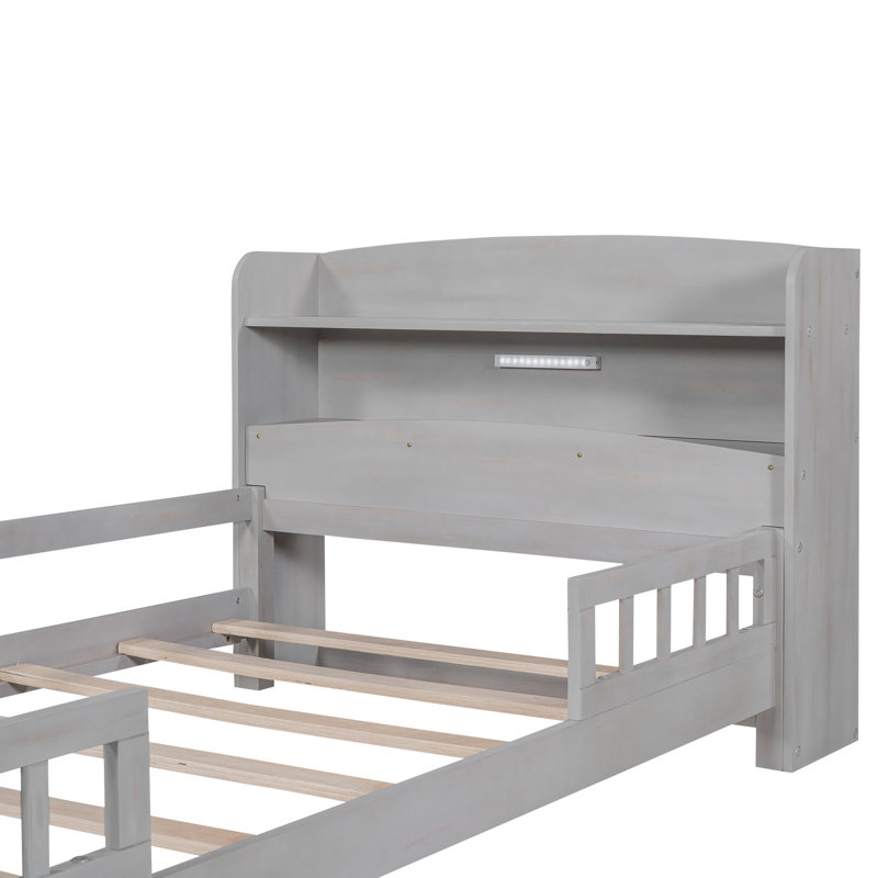 Lit plateforme simple Wood