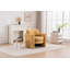 Chaise de salle à manger ronde d'angle moderne - Siège simple élégant pour les espaces modernes-1476717176
