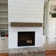 Melodye Rustic Fireplace Shelf Mantel