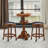 Soraya Swivel Upholstered Counter Stool with Solid Wood Frame-1569954657