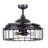48" Retractable Blade Ceiling Fan with Light and Remote, Modern Fandelier Ceiling Fan, Patented Design Technology, Stronger Thicker Blades, Oil Rubbed Bronze-296771809