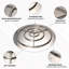 HIGH CAPACITY 250,000 BTU Fire Pit Burner Pan & Ring Kit with Spark Ignition