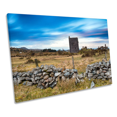 Bodmin Moor Engine House - Wrapped Canvas Print