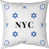 New York, bleu, blanc