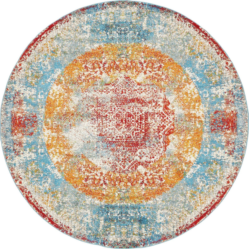 Murawski Oriental Indoor Rug, Round 4'1"
