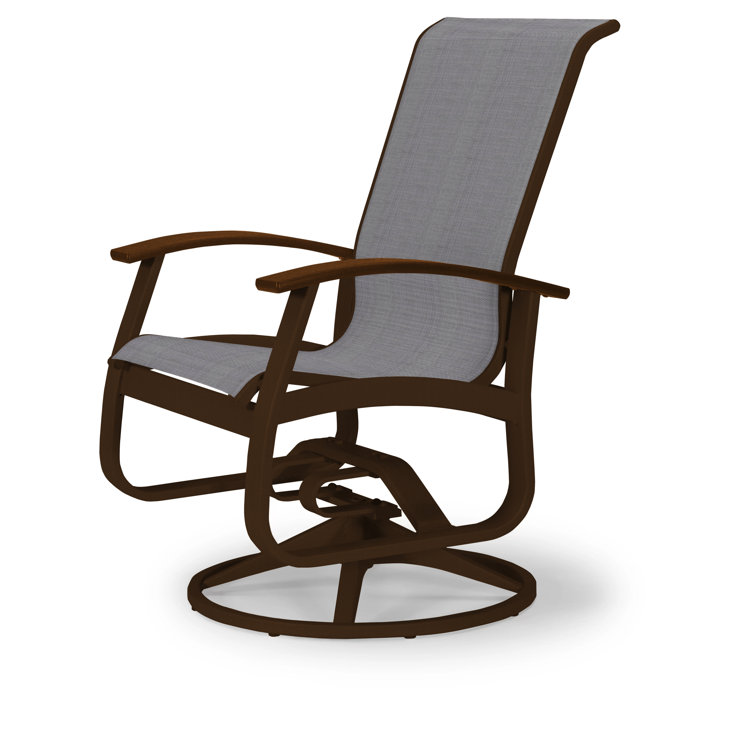 Chaise de patio pivotante Askar