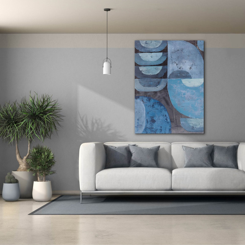  «Shape Shift 4» par Courtney Prahl, art mural sur toile, 40 po x 54 po