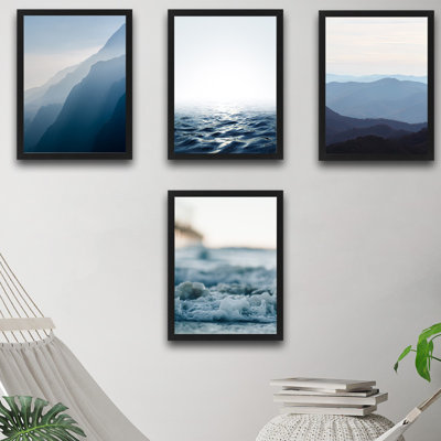 Anonymous 4 Piece Single Picture Frame Wall Art Set