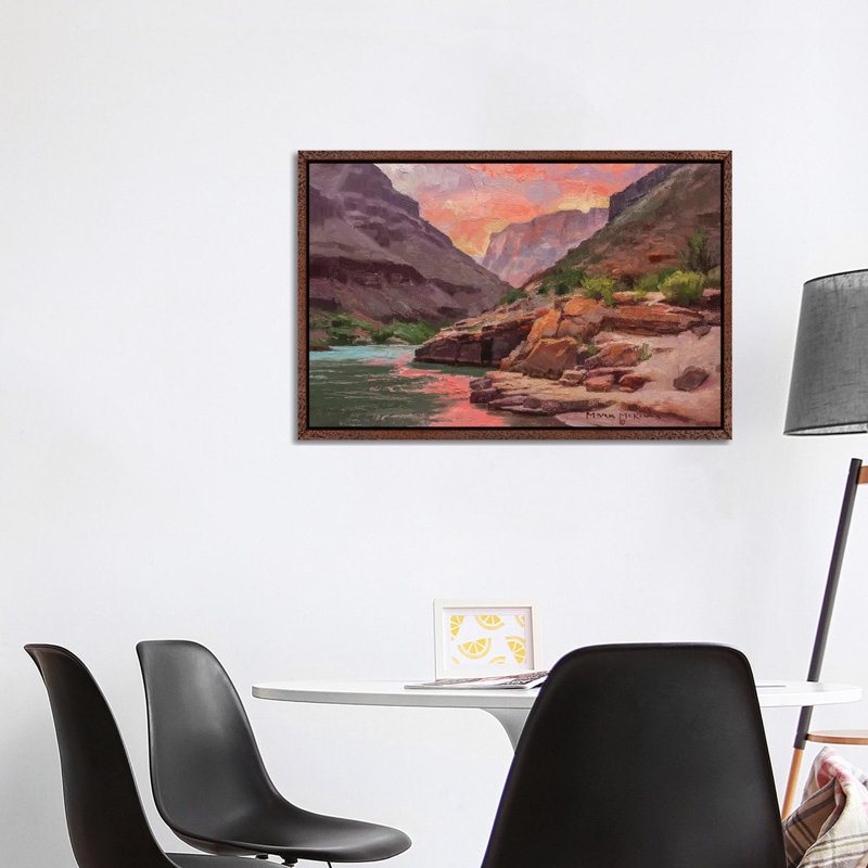 Nightfall At Pumpkin Springs by Mark McKenna - Painting on Canvas, 66.04cm H x 101.6cm W x 3.81cm D