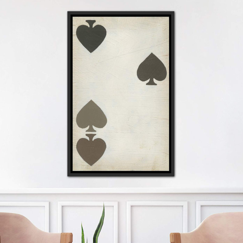 «Fun and Games I», reproduction d'art, H 60 po x l 40po x P 1,5 po, Toile avec cadre noir
