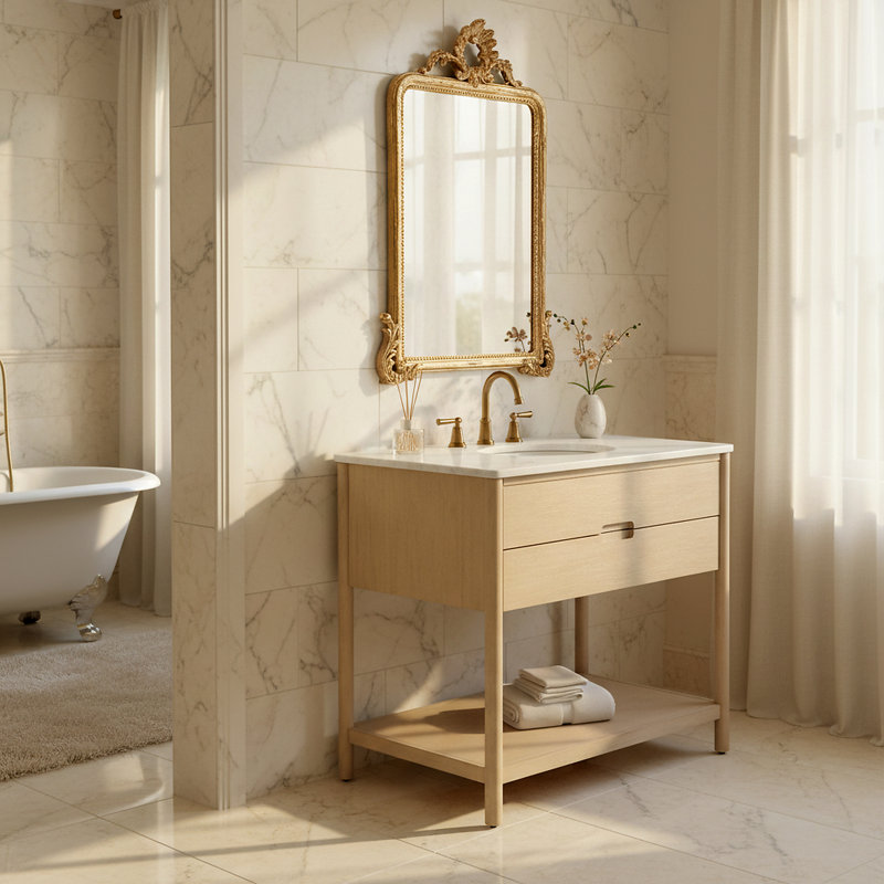 Laraine Petrabecca Single Bathroom Vanity, 36"