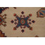 Tapis ivoire fait à la main Kazak 9 x 12