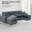 Canapé modulaire rembourré 6 pièces Kenda-1859515336