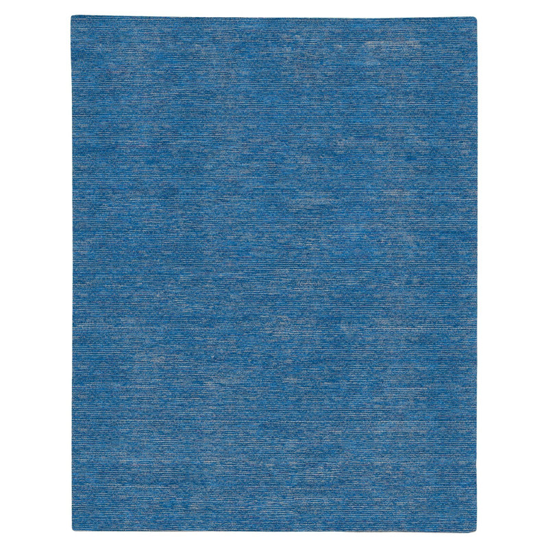Chenille II Area Rug in Blue/Gray, Rectangle 8' x 10'
