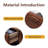 33.46"Dark Brown Minimalism Solid Wood Clothes Rack