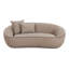 Causeuse en faux mohair Jenny