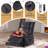 Ilkeston 33.46"W Recliner Chair with Side Pockets & 2 Cup Holders-118510124