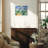 Post-Impressionist Mountain Wrapped Canvas Wall Art 24" X 18"