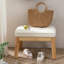 Banc de chambre en simili cuir avec repose-pieds-1302957089