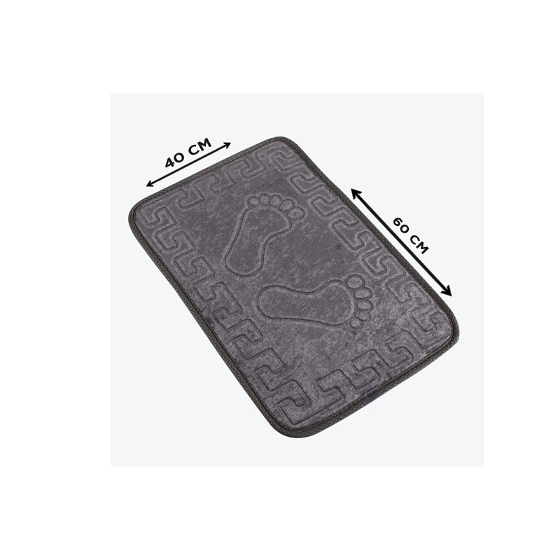Tapis pour salle de bain Marg, Fumée