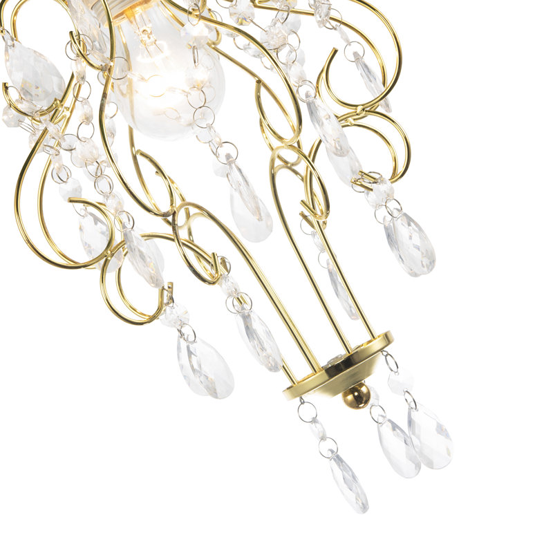 31cm H Metal Novelty Pendant Shade ( No Direct Attachment Method ), Gold