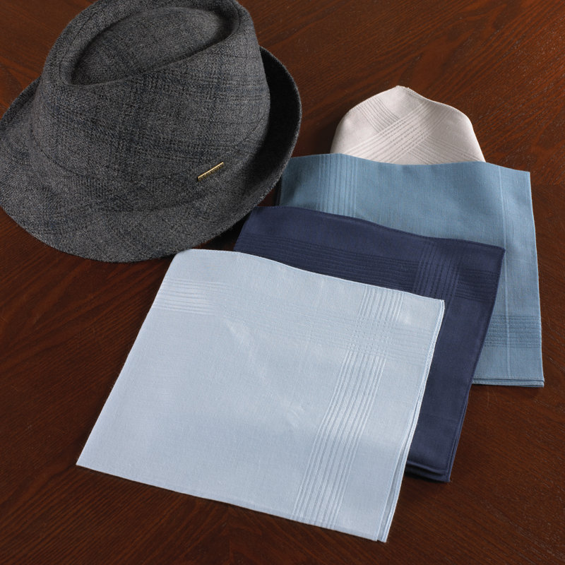 Cotton Handkerchief, Blue