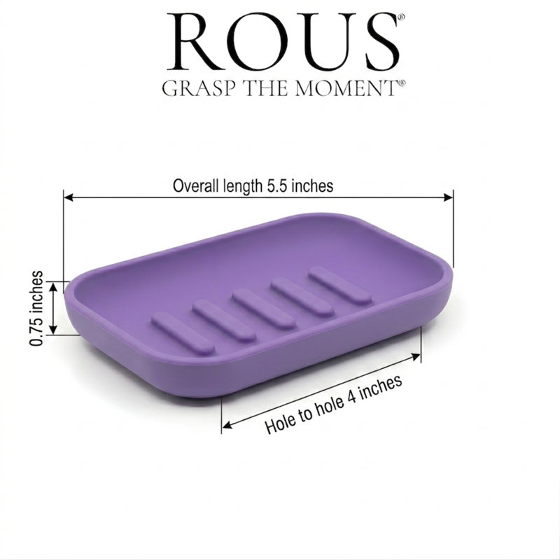 Alabaster Soap Dish, Royal (Purple)