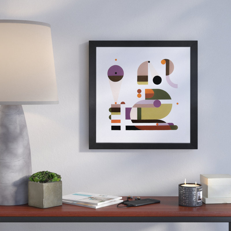 « emergency appel », impression, H 16 po x l 16 po x P 1 po, Papier encadré noir