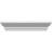 Endurathane Classic Crosshead, 98" Bottom Width x 106 3/4" Top Width x 7 7/8"H x 1 1/4"P, Factory Primed