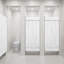 Dalle de porte de salle de bain en bois de pin massif-119850146-119850169