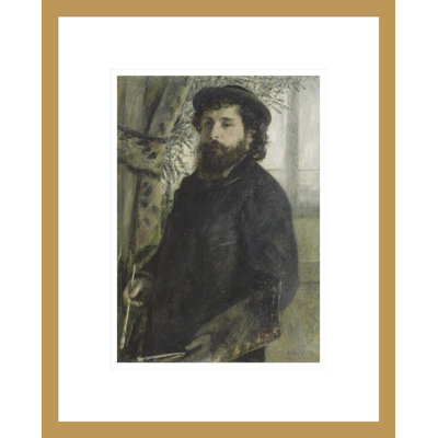 «Claude Monet» par Pierre-Auguste Renoir, impression giclée encadrée