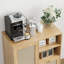 Buffet en rotin avec tablette réglable, buffet avec tiroirs pour le salon, la cuisine, le vestibule-1437017236