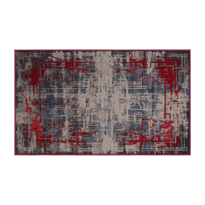 Tapis brun lavable à la machine, Rectangle 8 pi x 12 pi