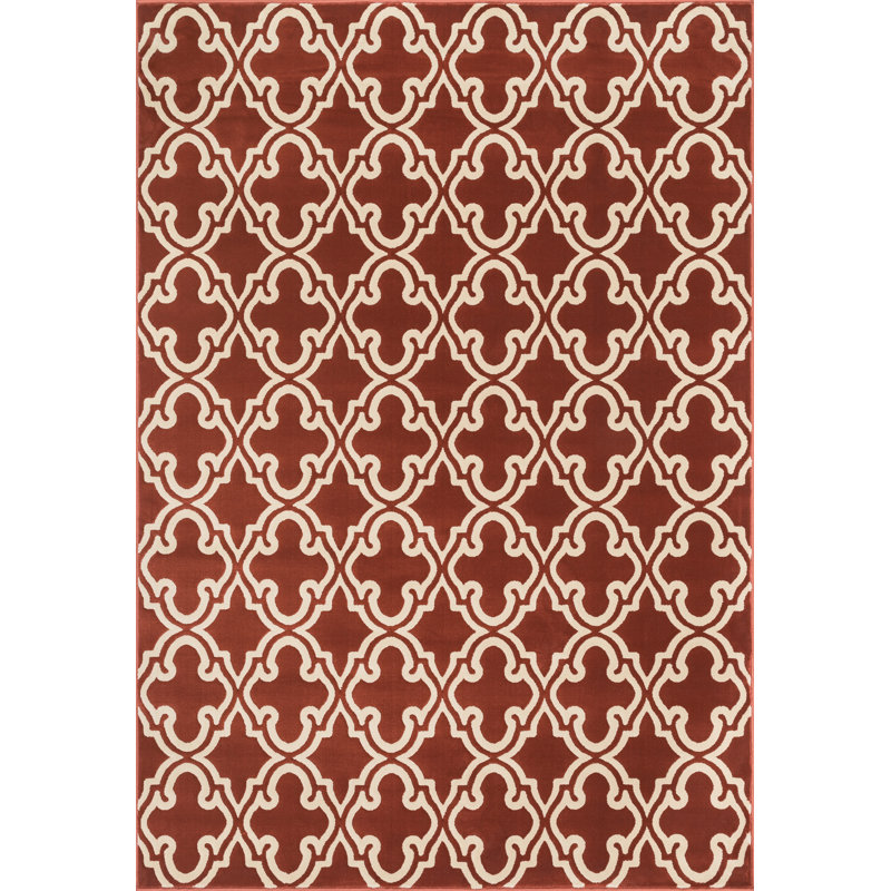 Tapis rouge Dann, Rectangulaire 9 pi 2 po x 12 pi 7 po
