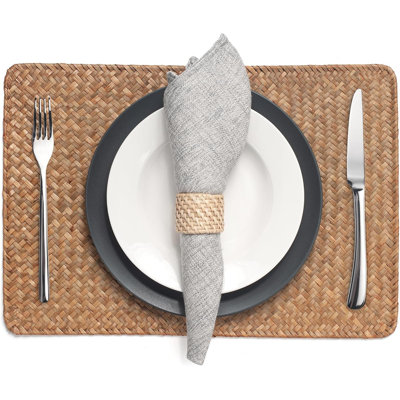 Ensemble de 6 napperons pour table de salle à manger YANGQIHome