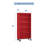 Sandusky Lee 36" W x 18" D x 78" H Steel Mobile Bookcase with 4 Adjustable Shelves by Sandusky-15959981