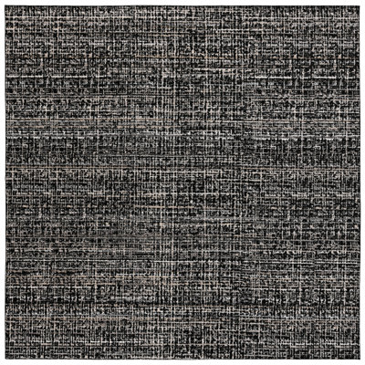 Tapis noir / ton de terre Hajku Designs Najja 12 pi x 12 pi
