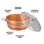 SQ Professional Metallic 5 - Piece Non-Stick Aluminium Cookware Set- Induction Ready-1316274055