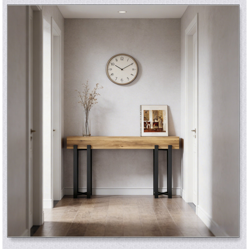 Tablette de présentation de bureau, console de style moderne, longue table de canapé
