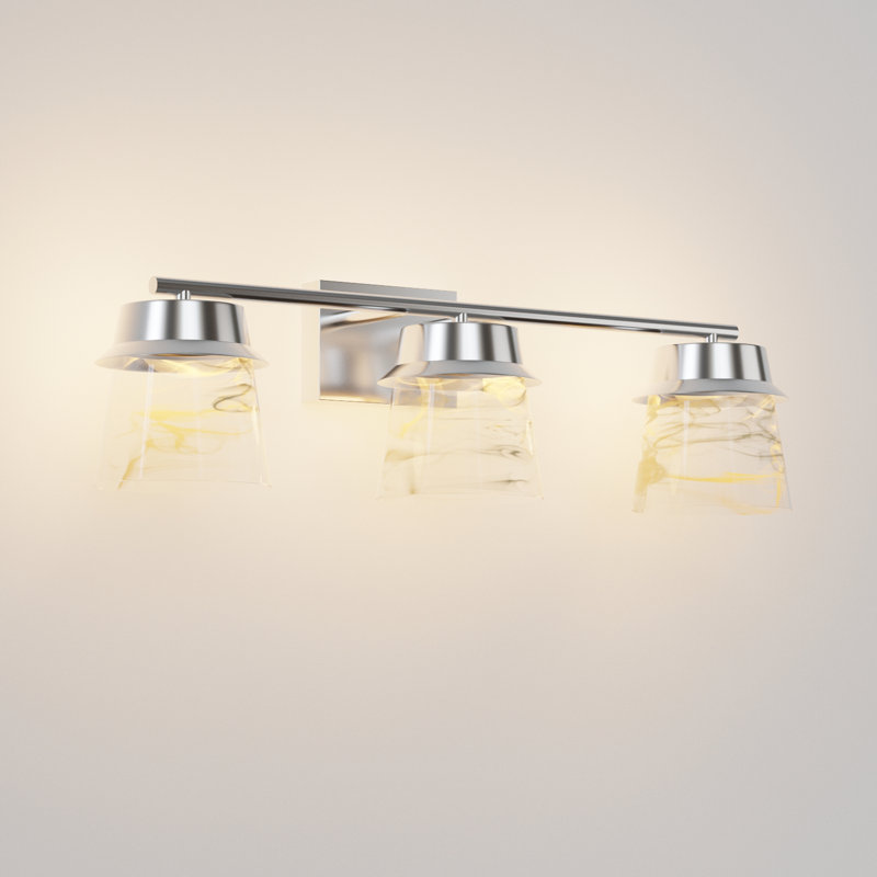 Éclairage à 3 lumières pour meuble-lavabo à 3 lumières à intensité variable 3KT / 3000K / 3000K certifiées ETL 22,6W