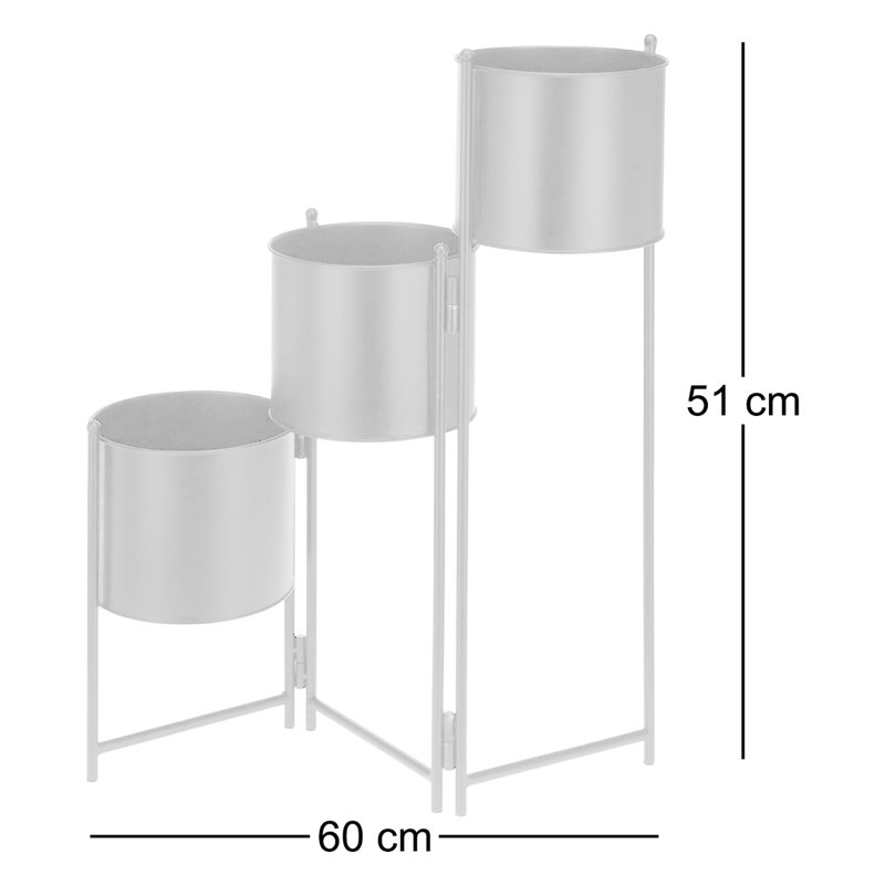 Lefebre Metal Planter Box, White