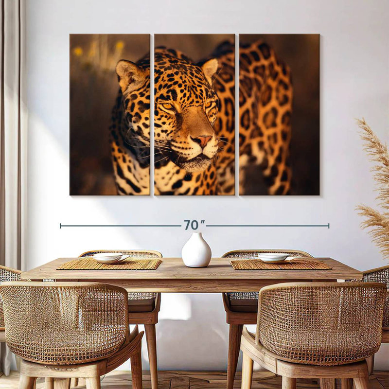 Brampt Jaguar Under The Sun, 42" H x 65" W