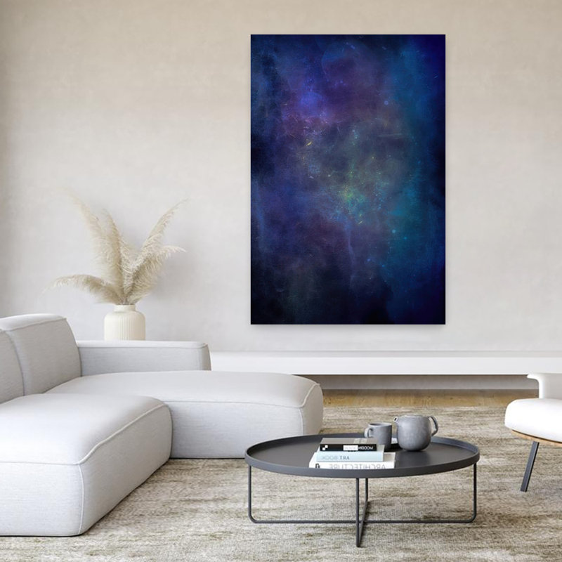 Cosmic Dreamscape Abstract Dreamy Ethereal Nature Landscape Wall Art by Alpenglow Workshop - Wrapped Canvas Print