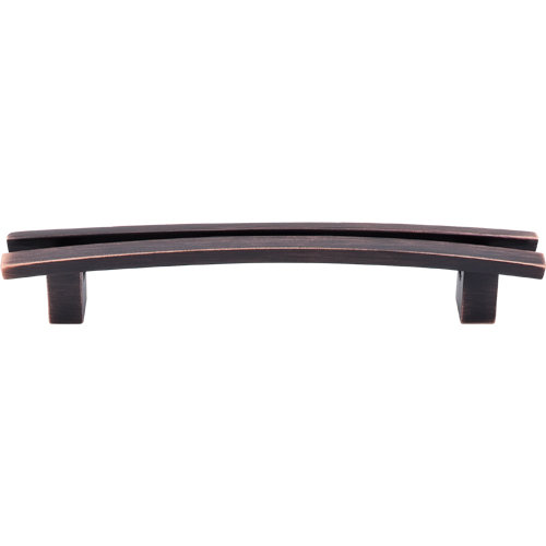 Flared 5" Center to Center Bar pull, Tuscan Bronze