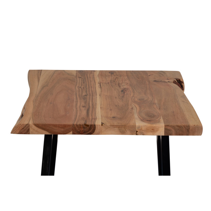 Kincy Solid Wood Top End Table Set, Natural