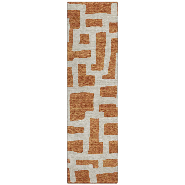 Chaena Washable Abstract Indoor Rug