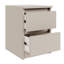 30cm W Manufactured Wood Bedside Table