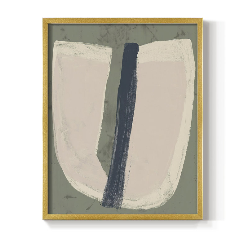 Papier découpé encadré III - bois massif, H 20 po x l 16 po