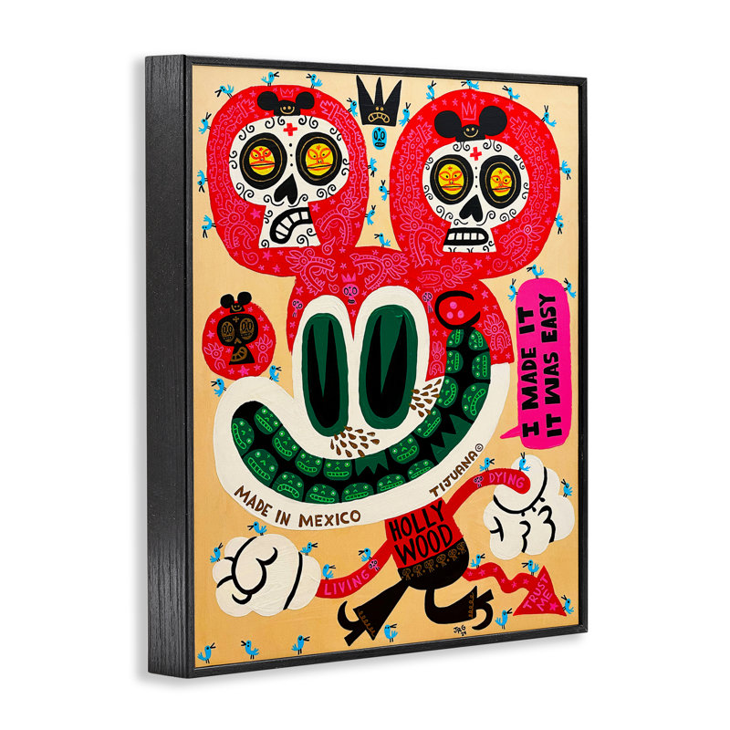 «Bright Mexico», dessin de giclée par Jorge R. Gutierrez, H 14 po x l 11 po, Giclée encadrée noir minuit