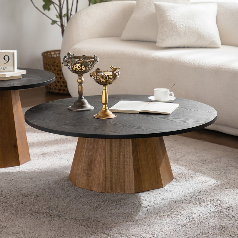 Table basse ronde et moderne